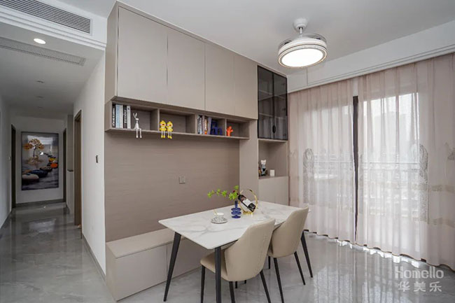 99㎡三居，在繁華都市中打造恬靜溫馨的居所